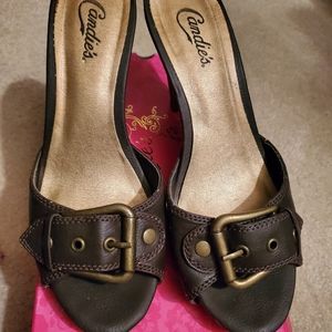 Candie's Heeled Slip- Ons